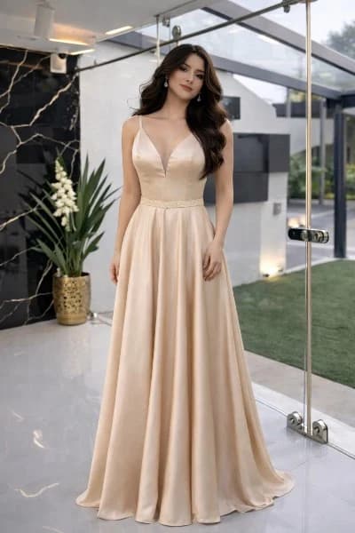 Beige Dress