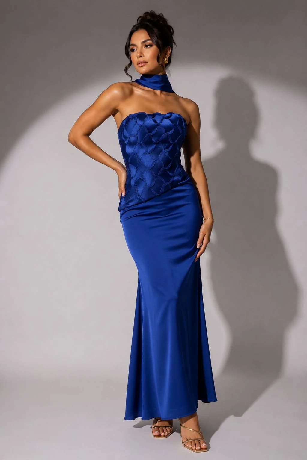 Vestido Azul Rey