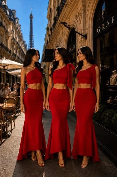 Set 2 piezas rojo ❤️